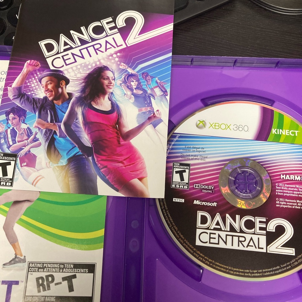 Microsoft Dance Central 2 for Xbox 360 - Purple Case
